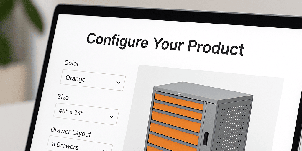 Configure your product with cloud CAD and Spokbee. 
